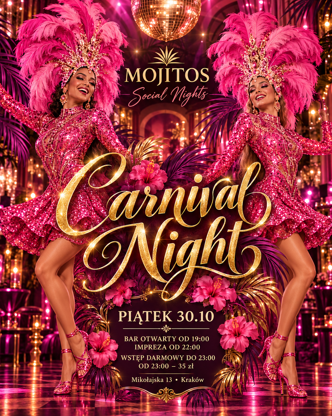 Carnival Night w Mojitos Krakow